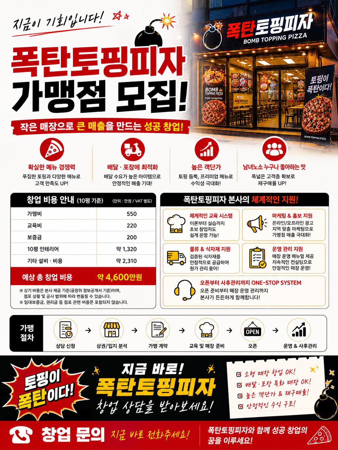 폭탄토핑피자 (피자)