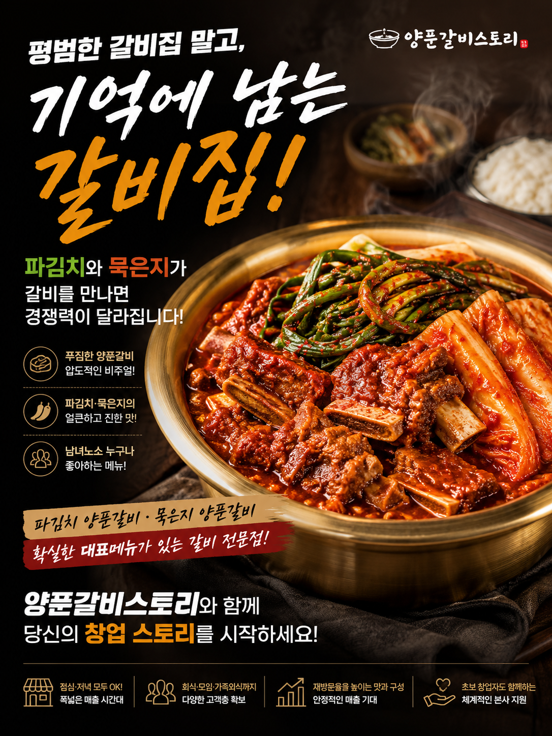 양푼갈비스토리(파김치양푼갈비)