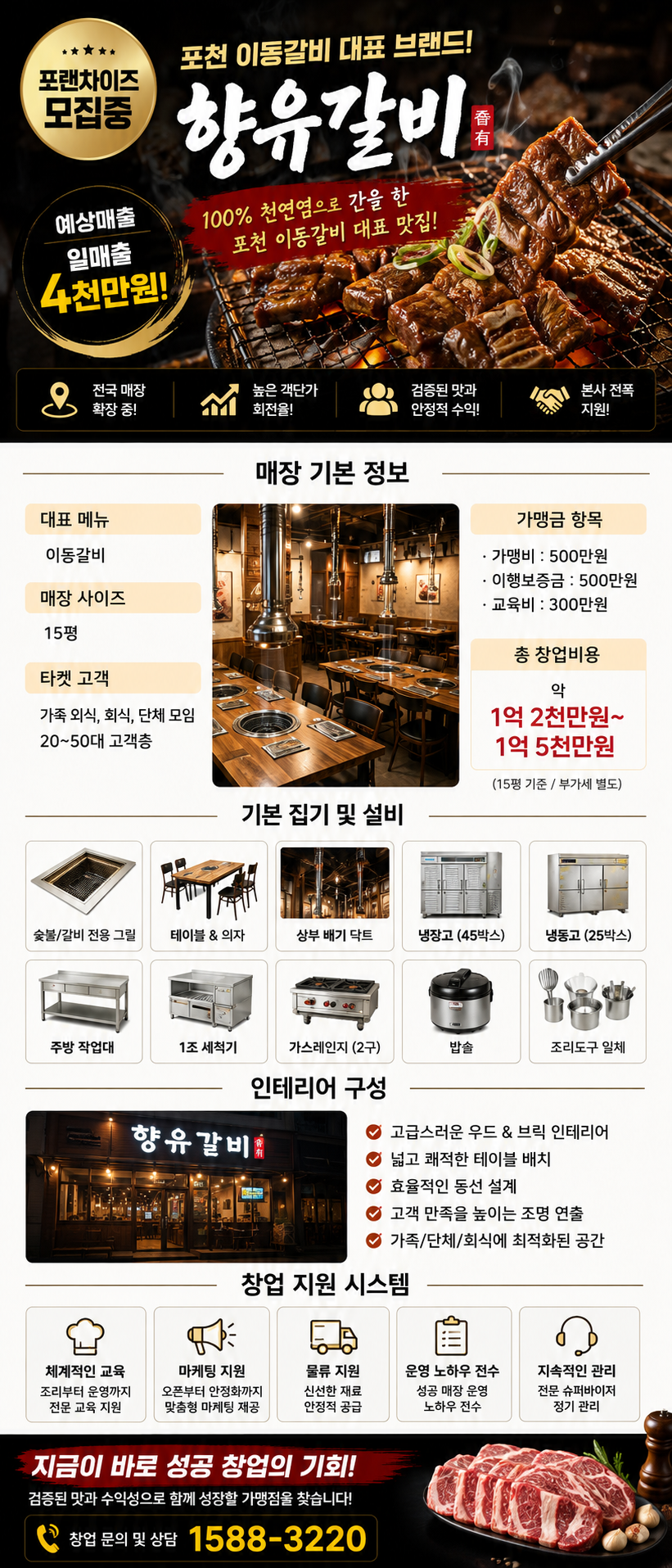 향유갈비 (포천이동갈비)