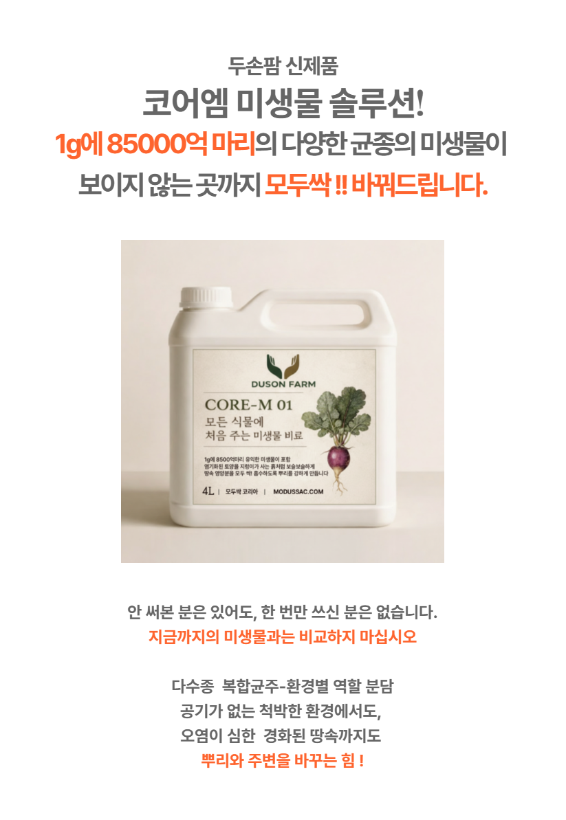 DUSON FARM - 두손팜 | 모두싹코리아 친환경 농업 브랜드