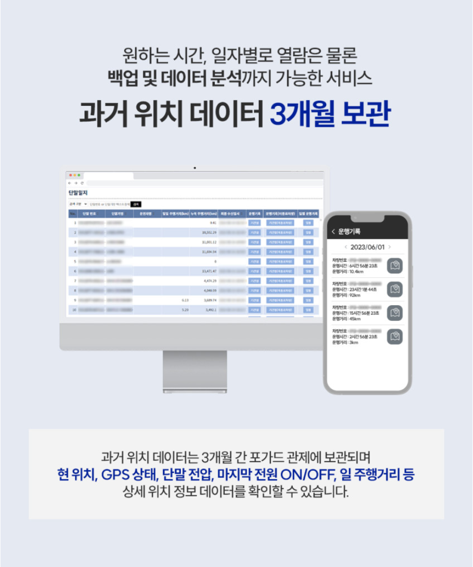 포가드 GSP 초소형 차량 위치 추적기