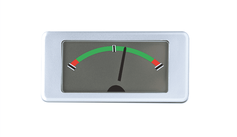 단일 구멍 장착형 아날로그 방식 전압계 LASCAR Panel Meters / EMA 1710