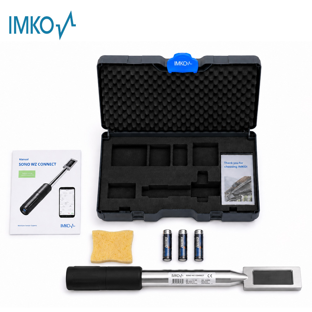 무선 블루투스 콘크리트 분석 수분계 단위수량계 IMKO SONO WIZ CONNECT