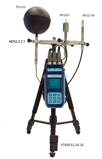 WBGT, PMW, PPD 측정용 데이터 로거 Senseca HD32.3A