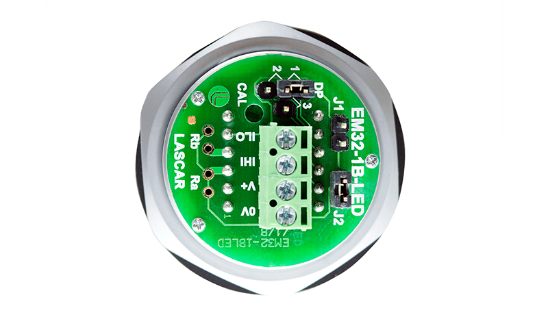 원형 LED 전압계 LASCAR Panel Meters / EM32-1B-LED