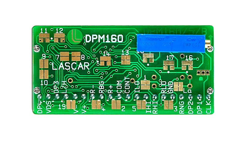 4.5자리 LCD 전압계 LASCAR Panel Meters / DPM 160S