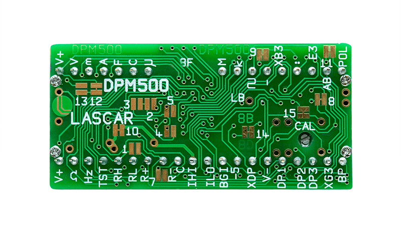 3½자리 LCD 전압계 LASCAR Panel Meters / DPM 500S