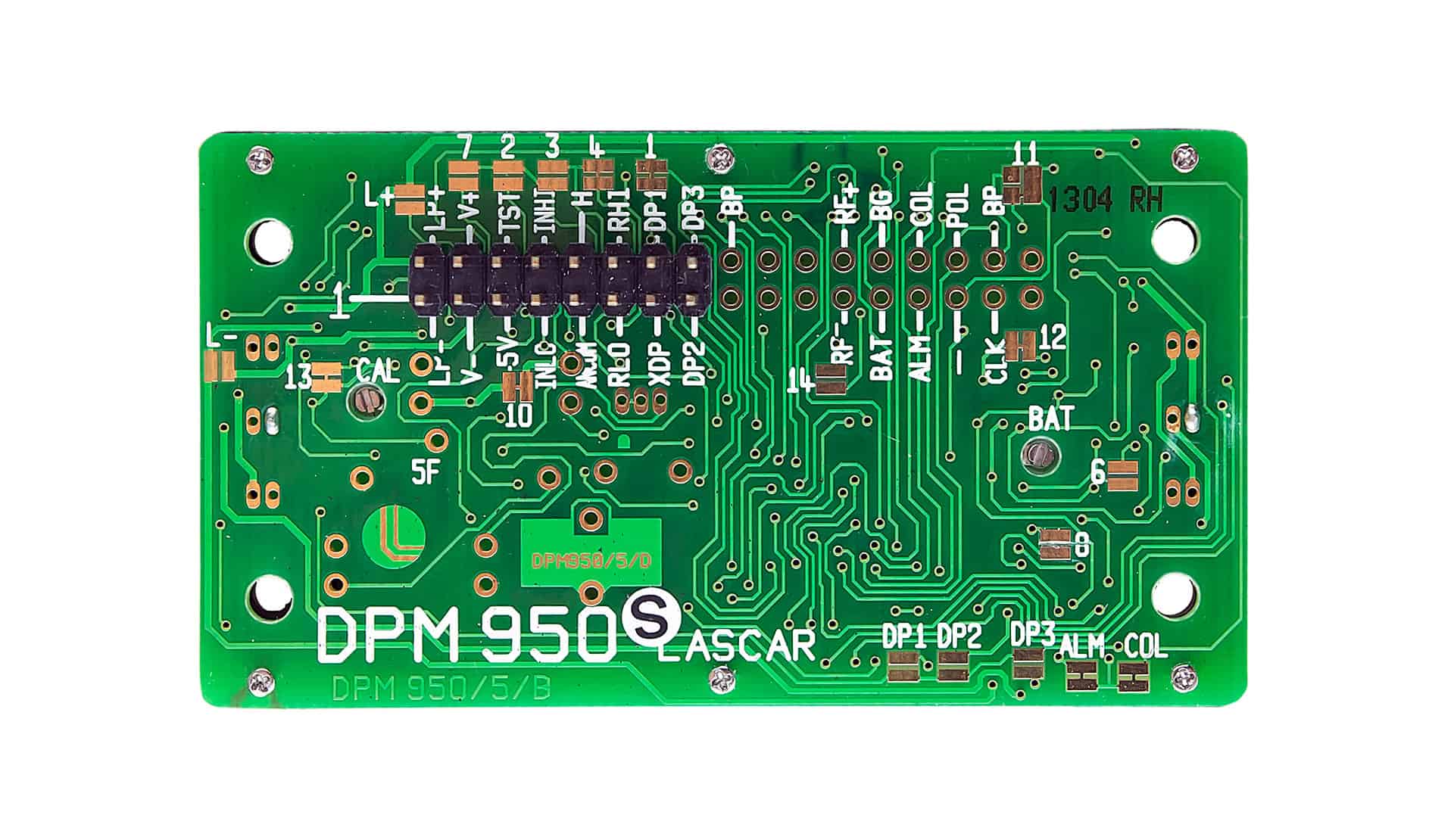 대형 200mV LCD 단일 레일 전압계 LASCAR Panel Meters / DPM 950S