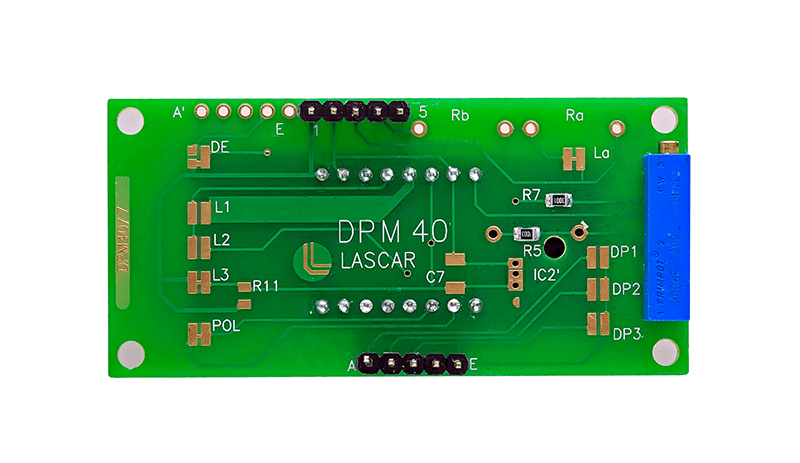 3½자리 LED 모듈 전압계 LASCAR Panel Meters / DPM 40