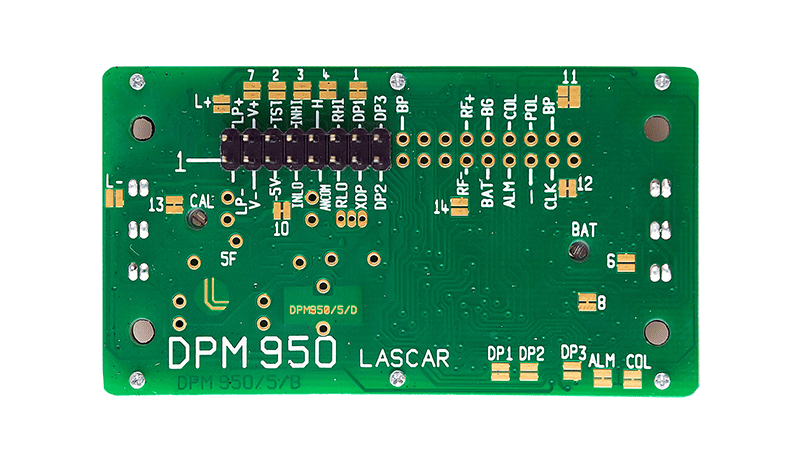 대형 LCD 전압계 LASCAR Panel Meters / DPM 950