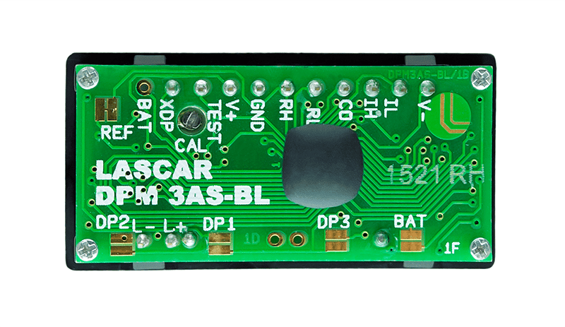 컴팩트한 3.5자리 LCD 전압계 LASCAR Panel Meters / DPM 3AS-BL