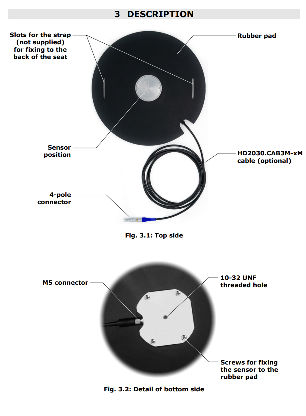 IEPE 삼축 전신 가속도계 /1000 mV/g Senseca DeltaOHM HD2030MSP