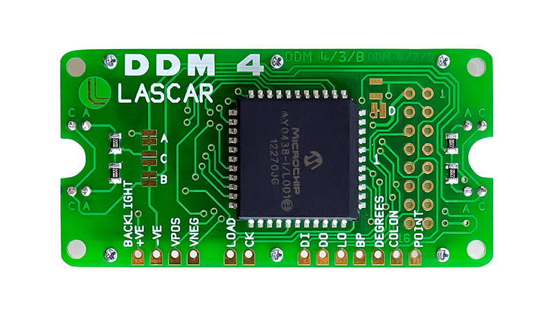 4자리 LCD 데이터 표시 LASCAR Panel Meters / DDM 4