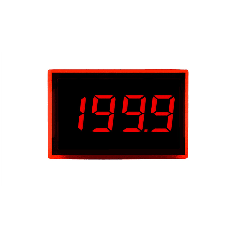 방수형 초슬림 LED 전압계, 12핀 버전 LASCAR Panel Meters / SP 100