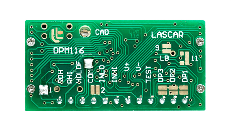 3.5자리 LCD 전압계 LASCAR Panel Meters / DPM 116