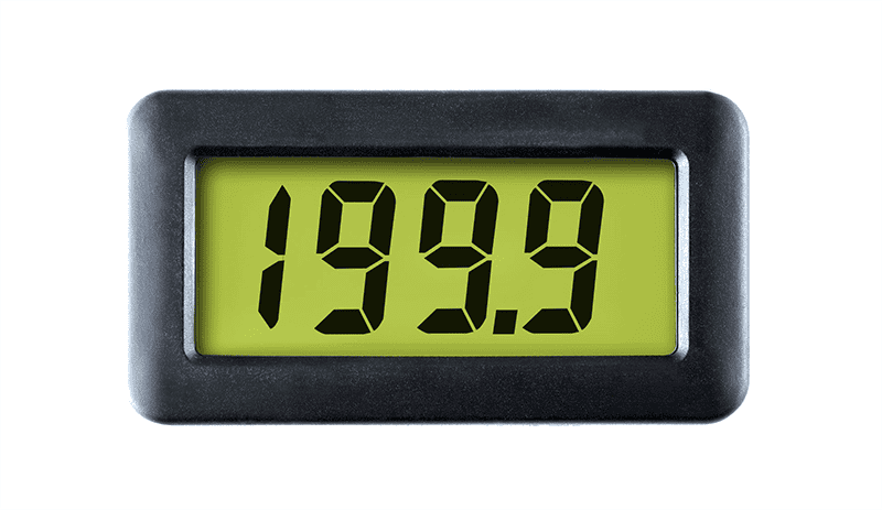 4-20mA 루프 전원 LCD 미터 LASCAR Panel Meters / DPM 742-BL