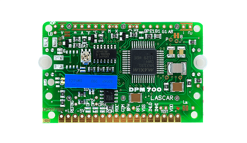 베젤 장착형 LCD 전압계 (LED 백라이트 포함) LASCAR Panel Meters / DPM 700S