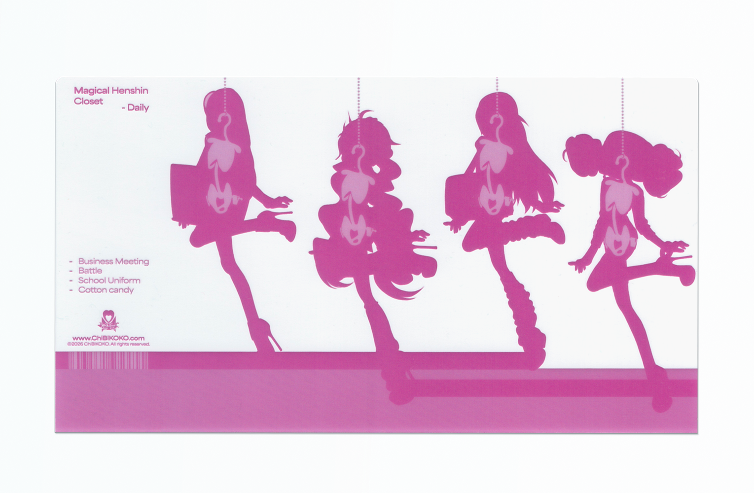 [ChiBiKOKO] Magical Henshin Closet sticker - Daily