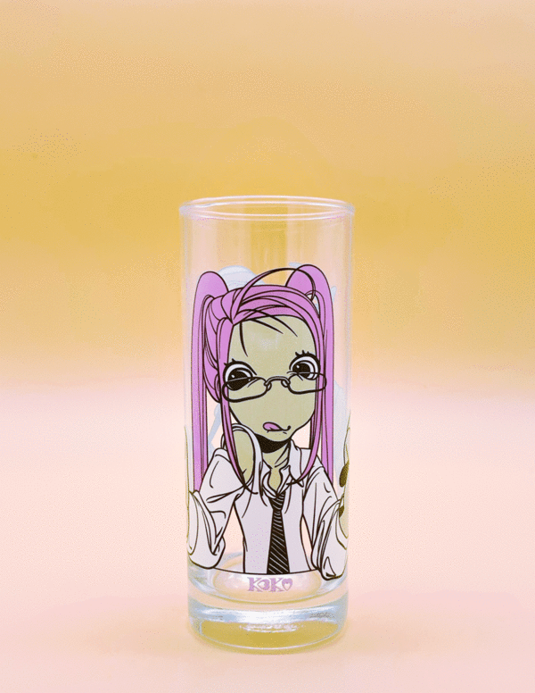 KOKO cake glass - pink