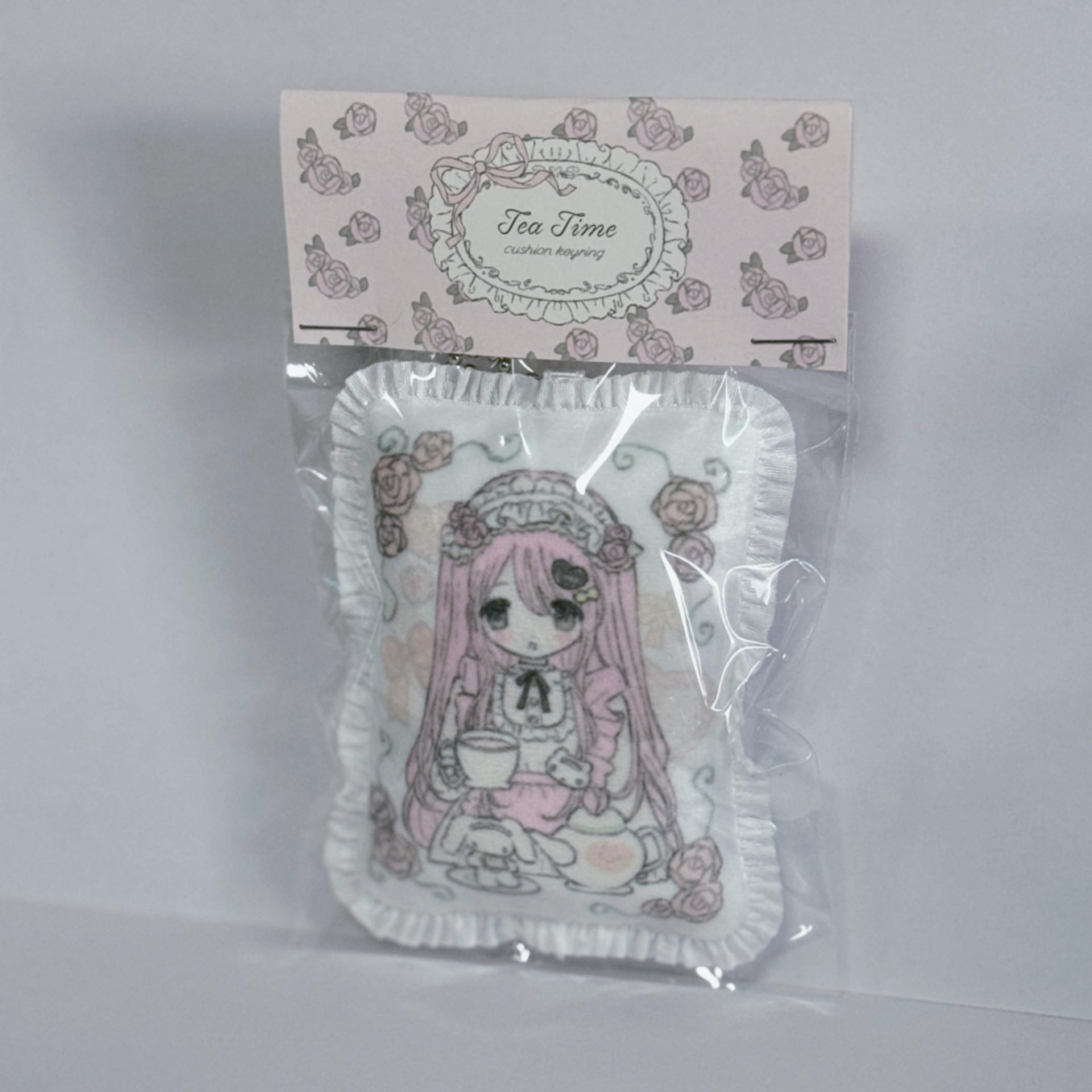 [MILKYHEART] Tea Time Cushion Keyring