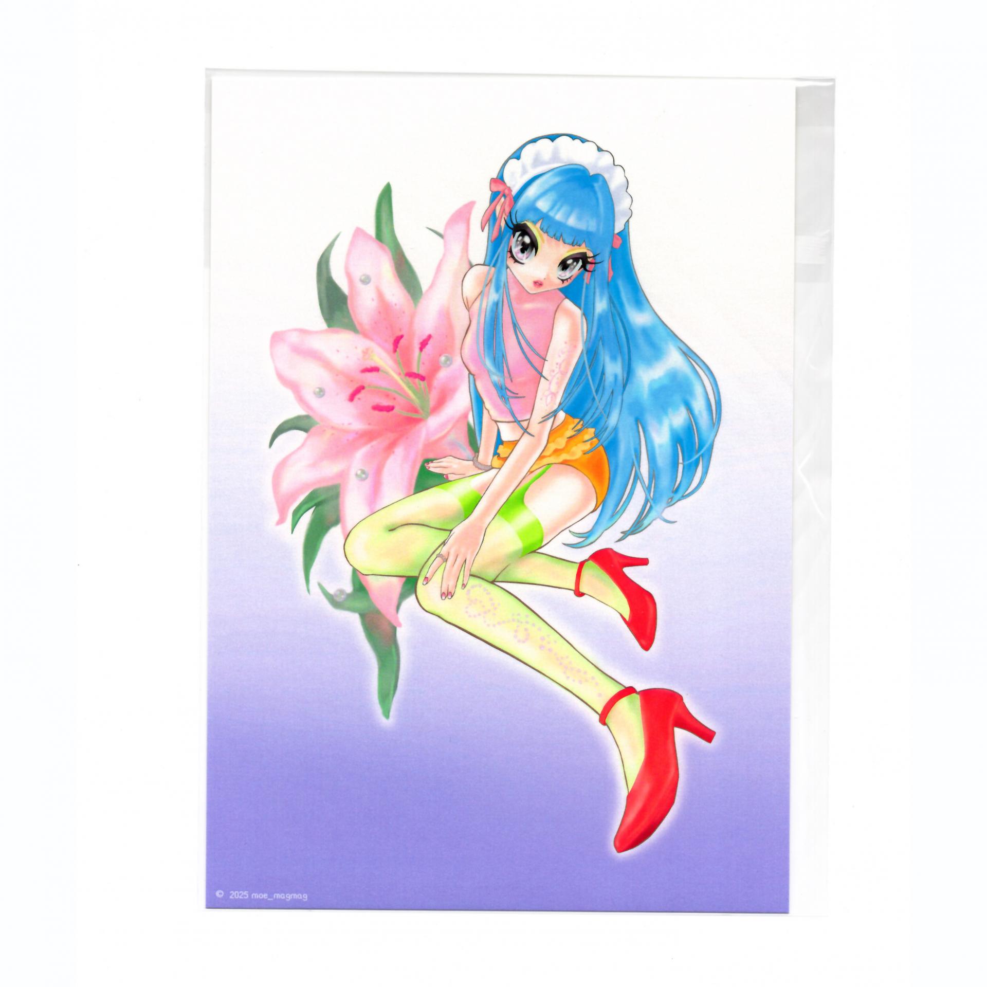 A5 Pearlized Art Print - Crystal