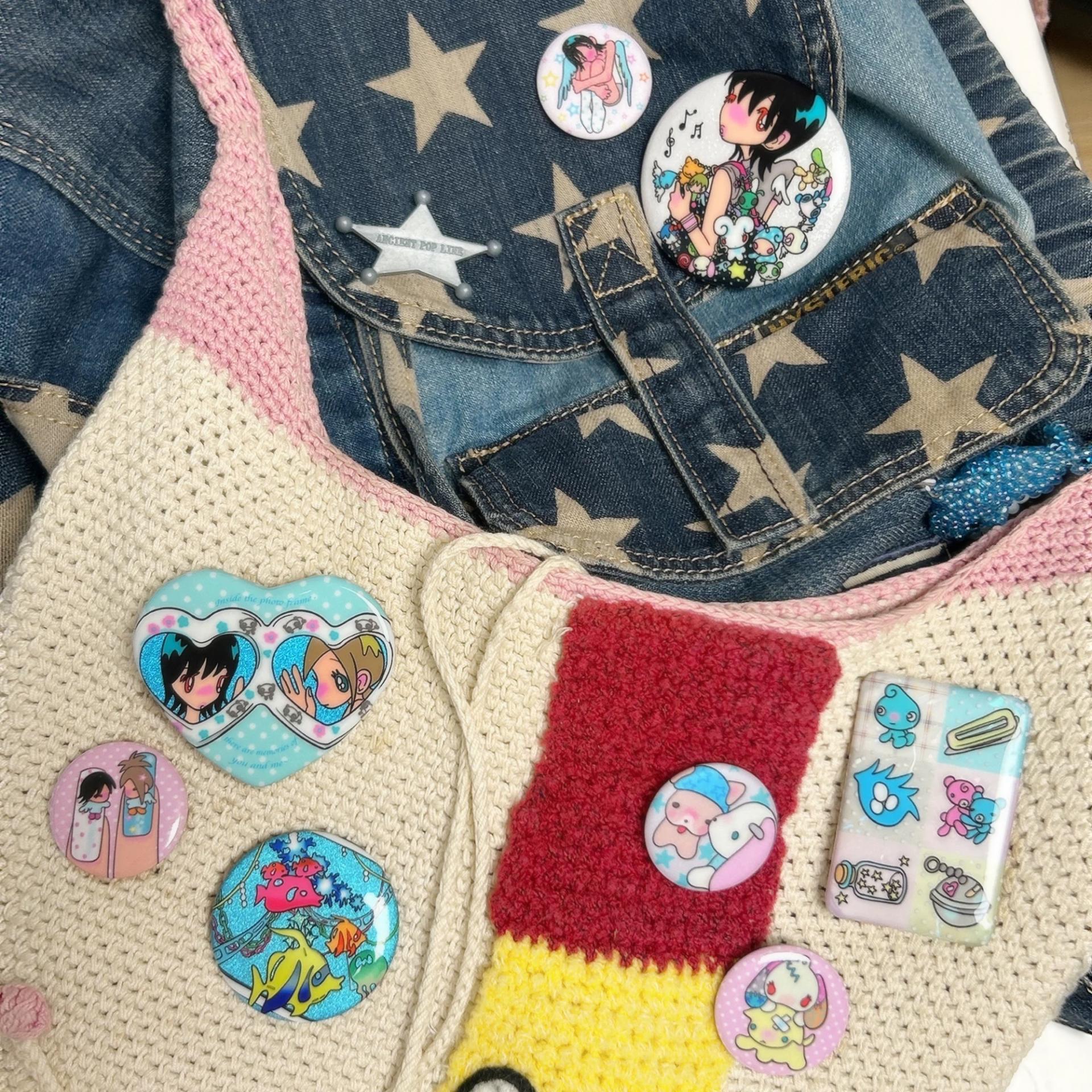 mini pin button set (2types)