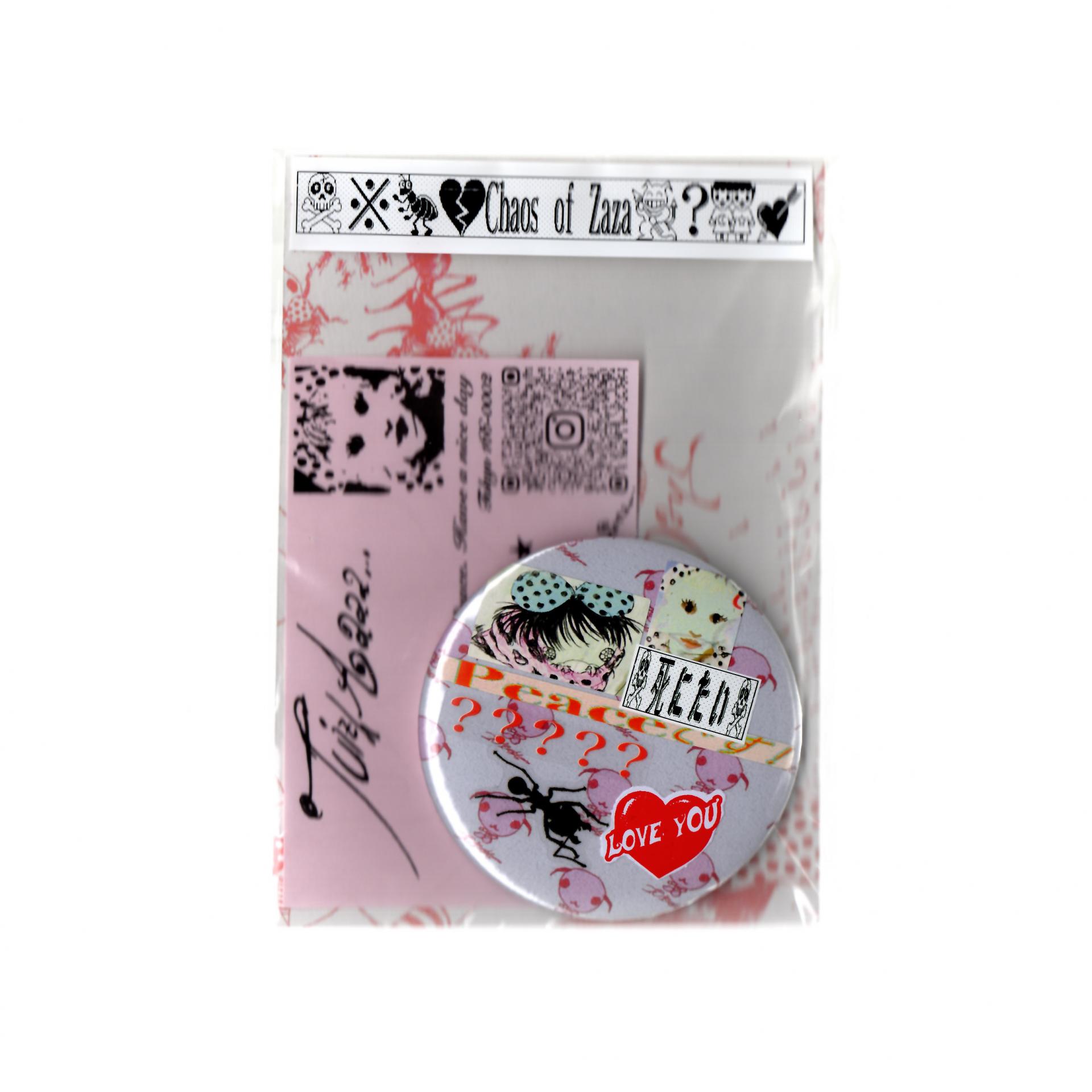 [tuizhaaa] handmade collage pin button set (only one)