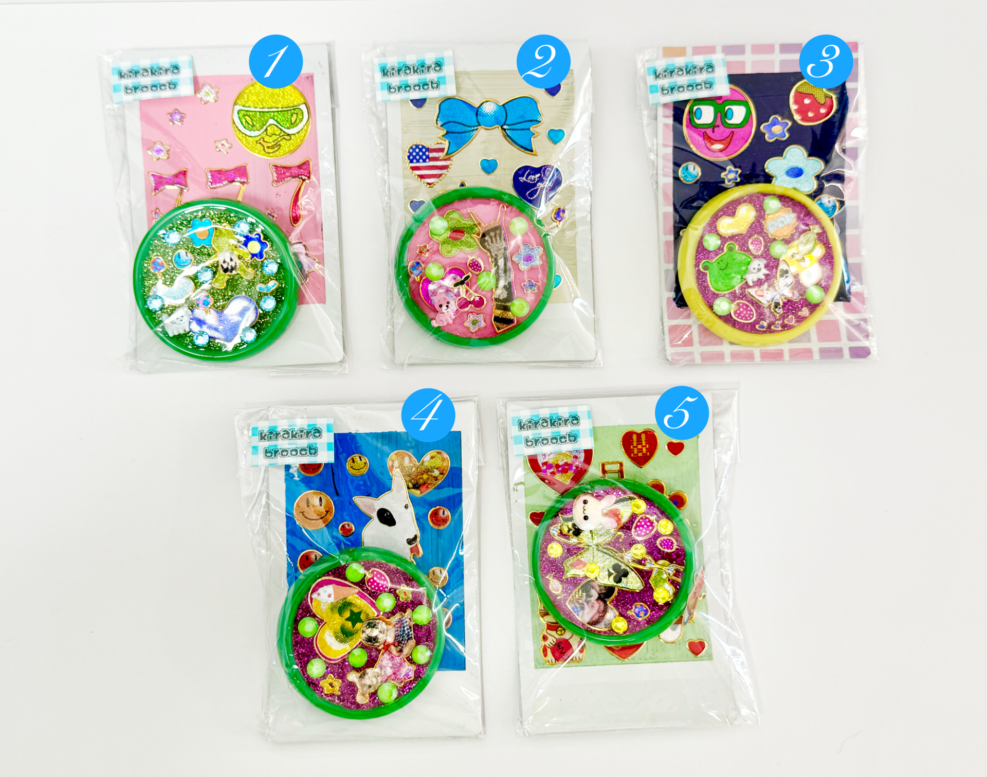 Handmade Brooch & Polaroid Set