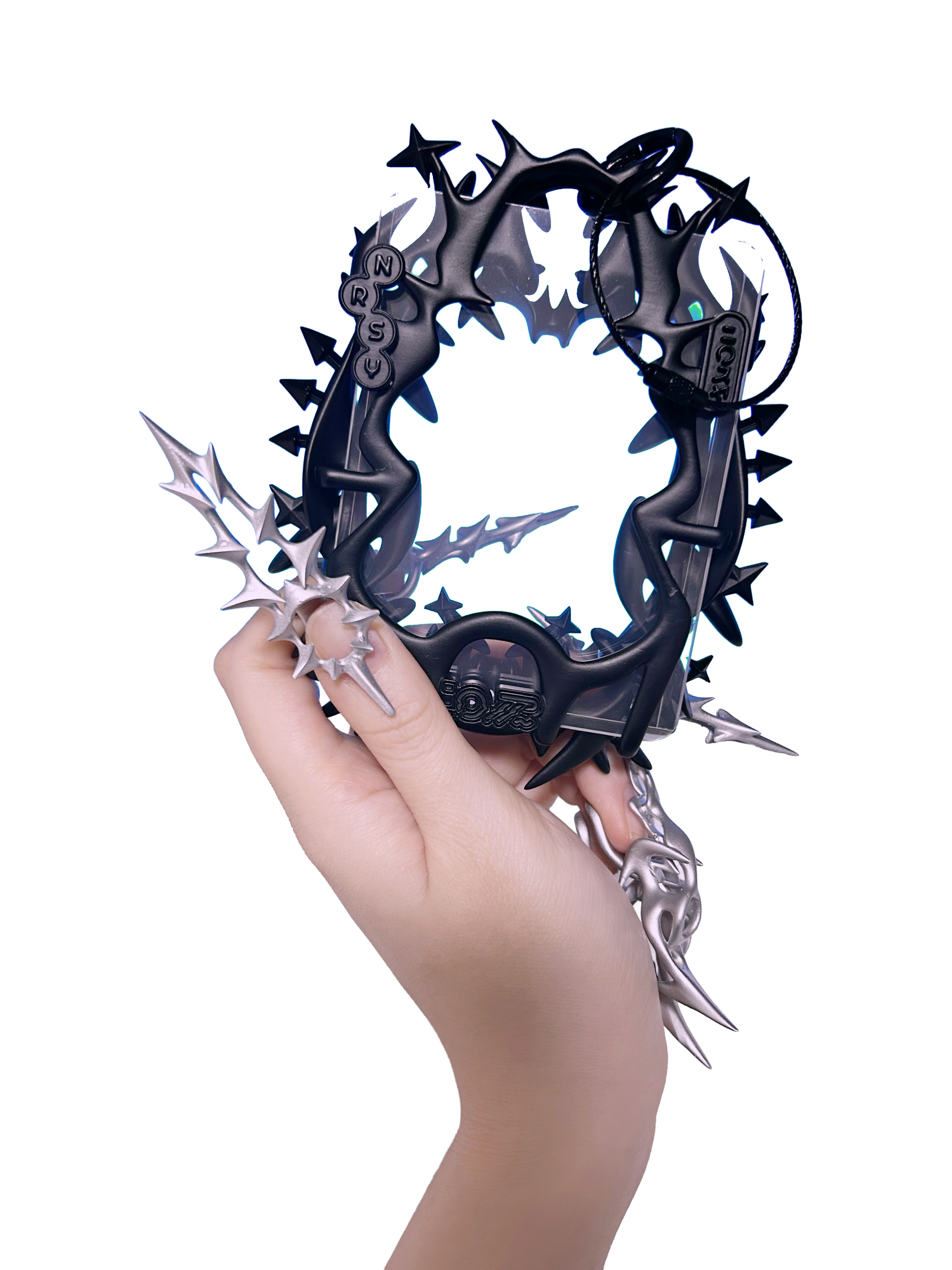 3D card holder (black)