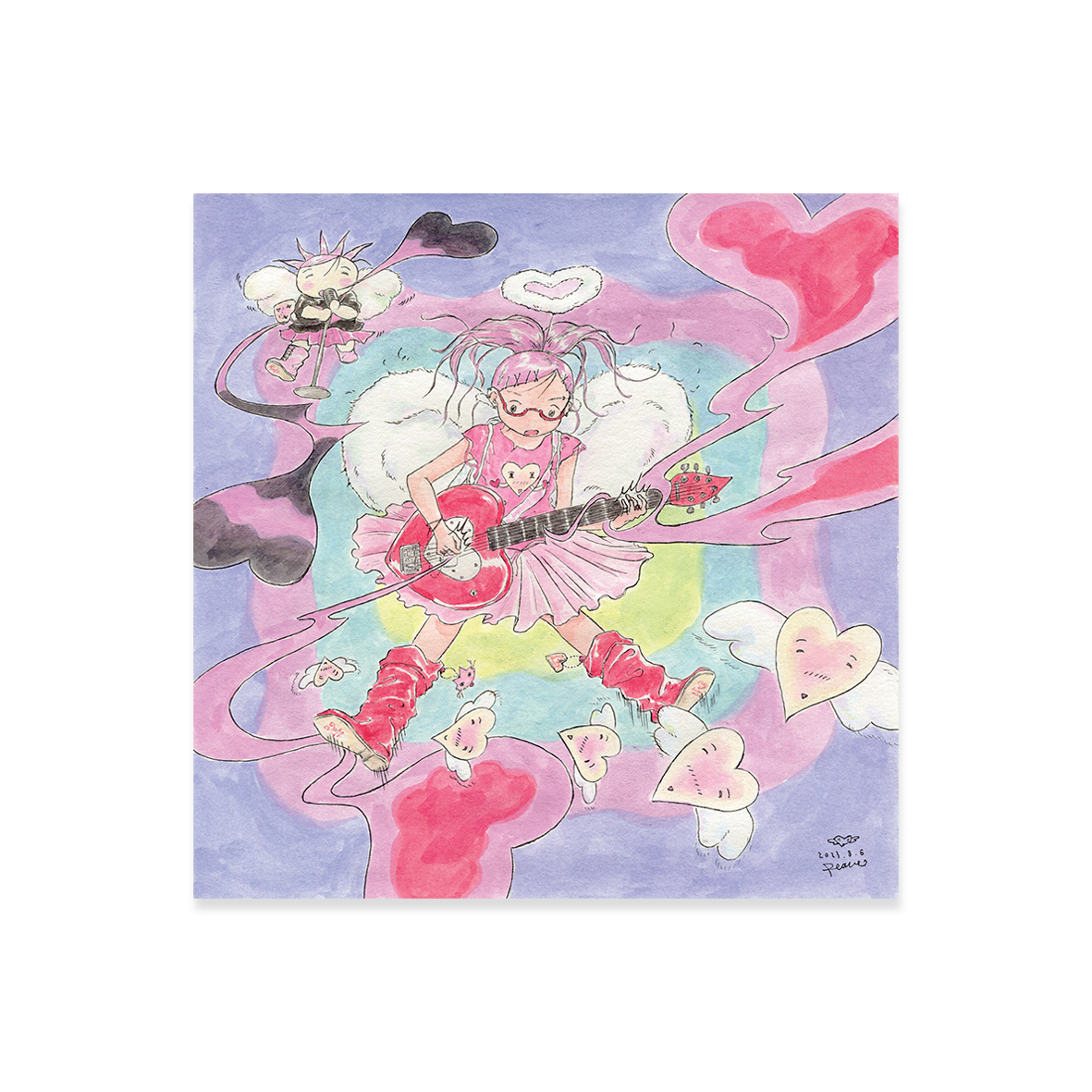 Love punch 엽서
