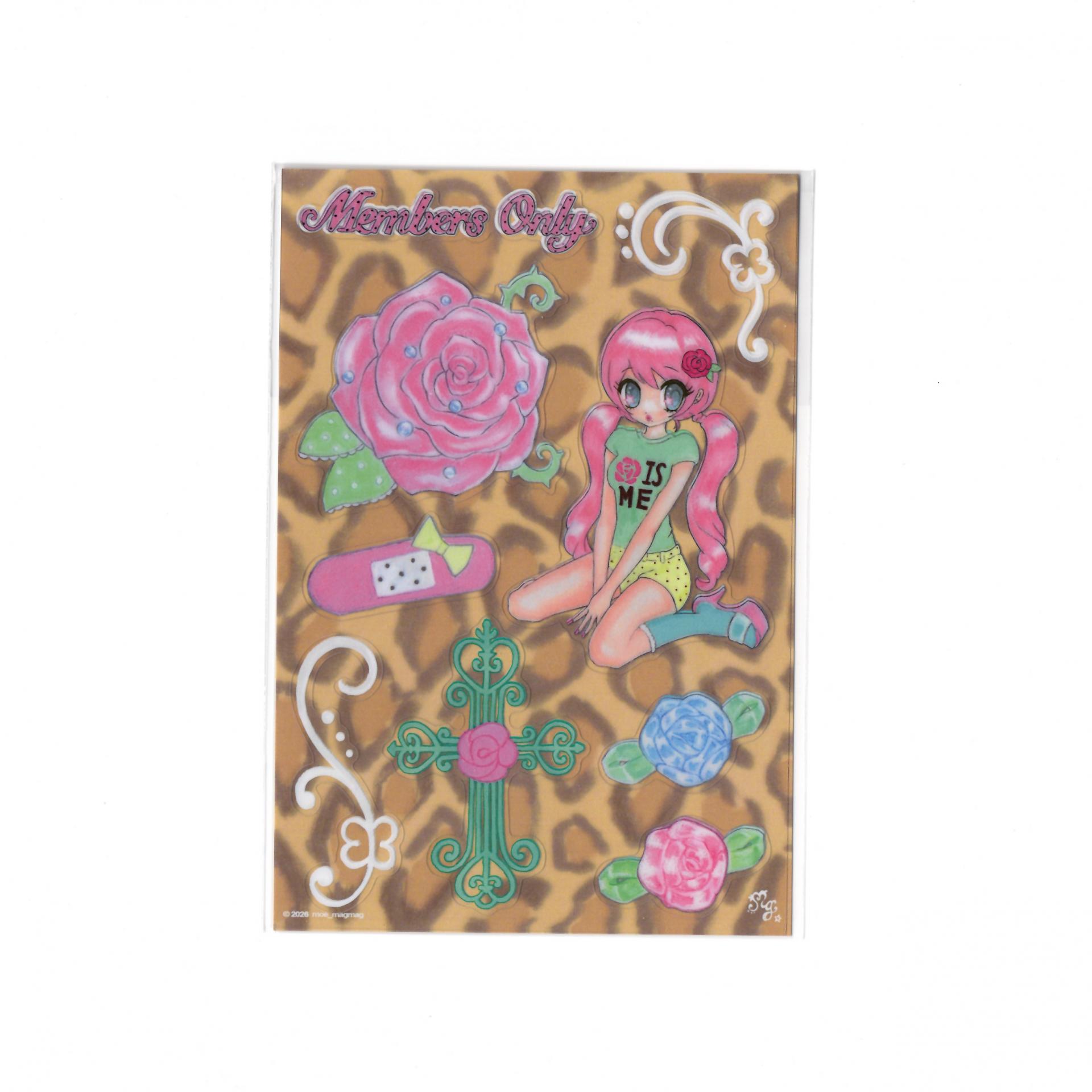 PINK ROSE GAL sticker