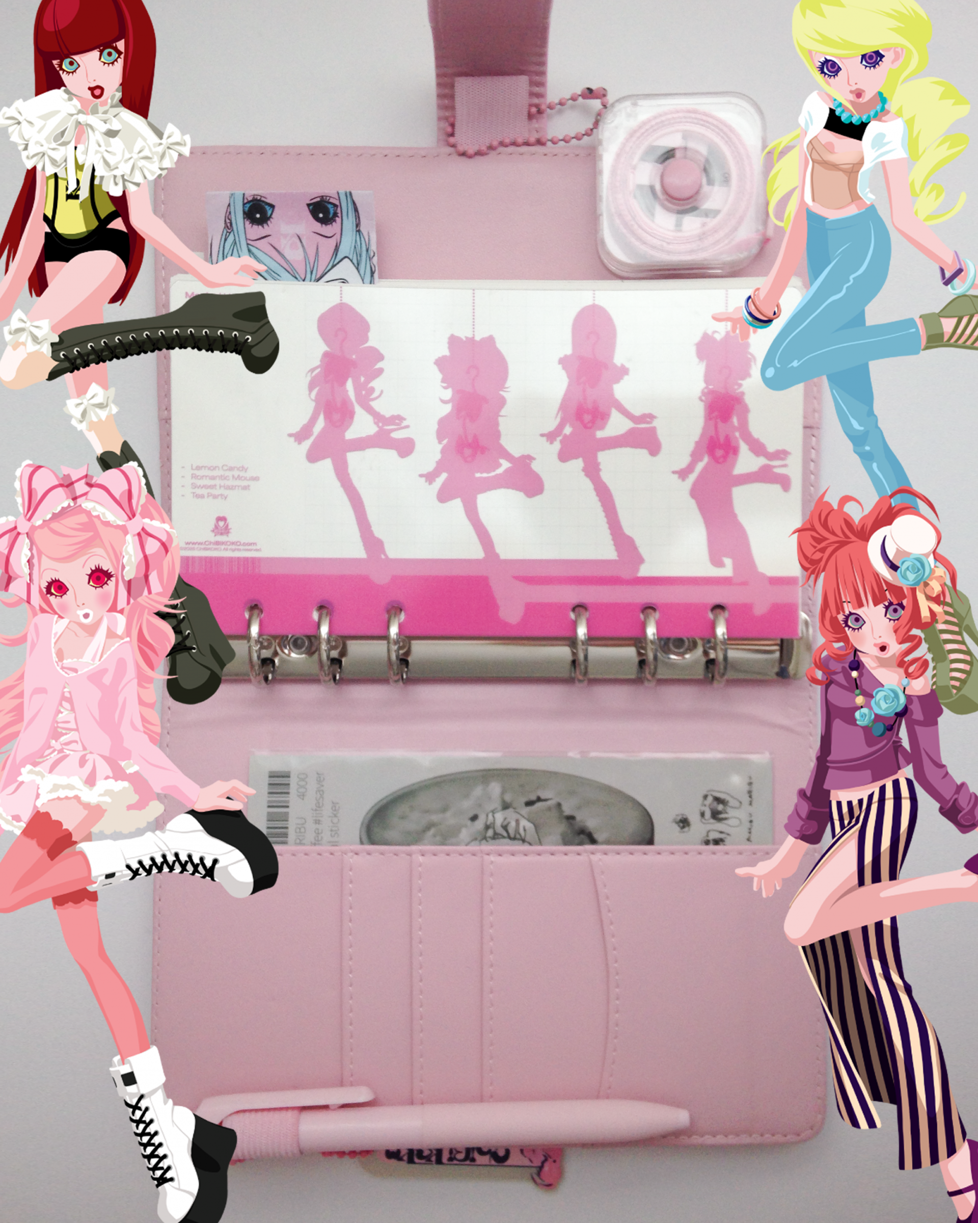 [ChiBiKOKO] Magical Henshin Closet sticker - Date