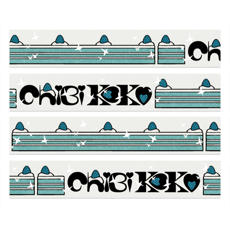 Cake sparkling tape (2colors)