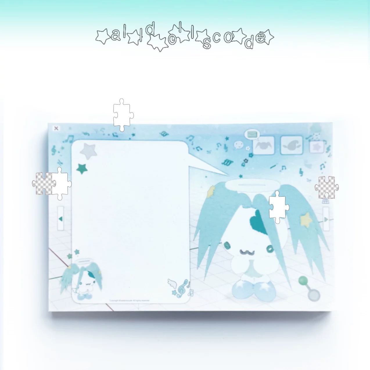 memo pad (2types)