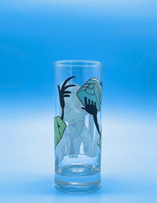 KOKO cake glass - blue