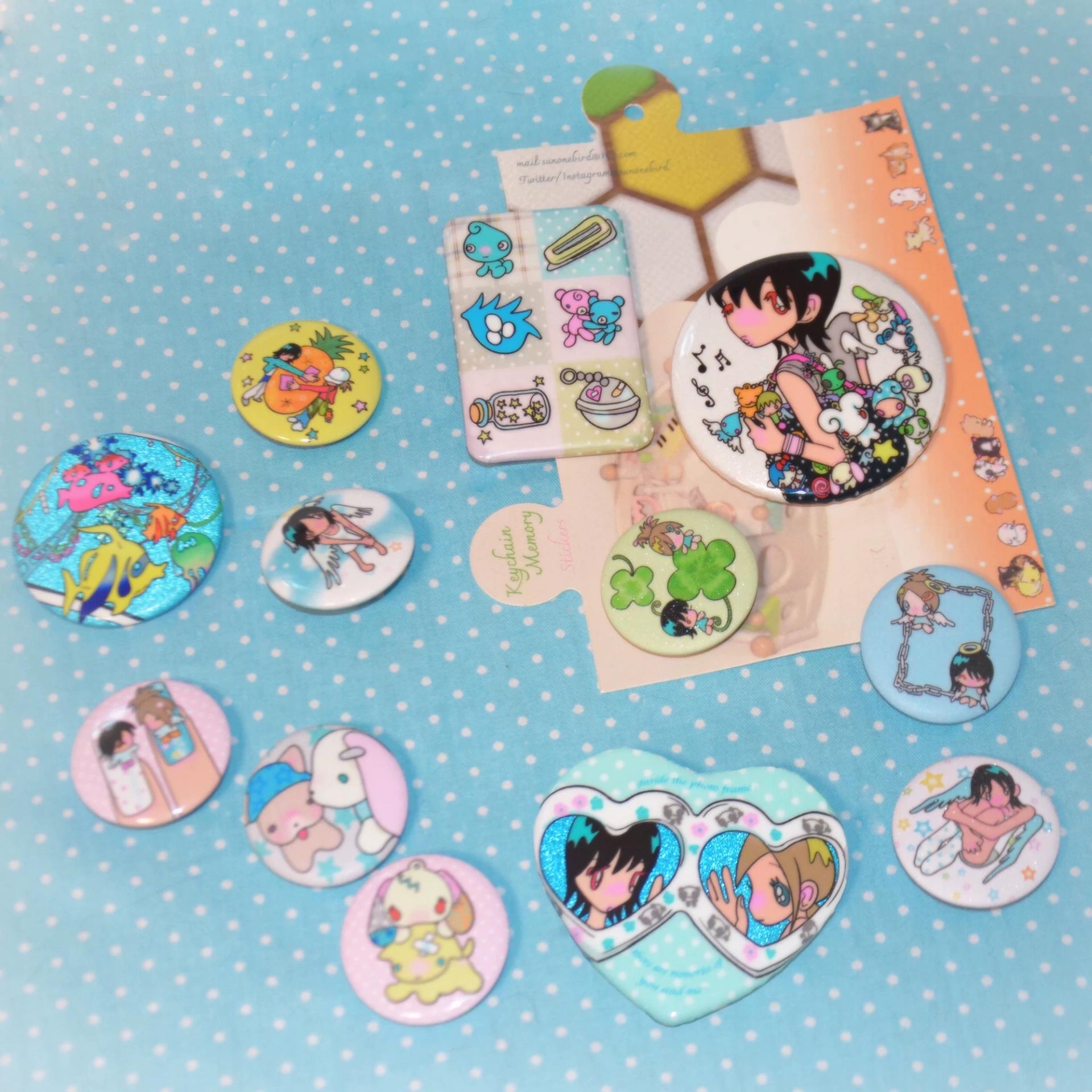 mini pin button set (2types)