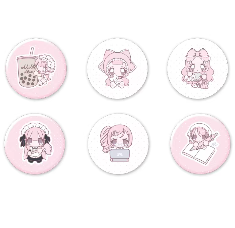 [Kiyo Island] x pumpum Random mini pinbutton