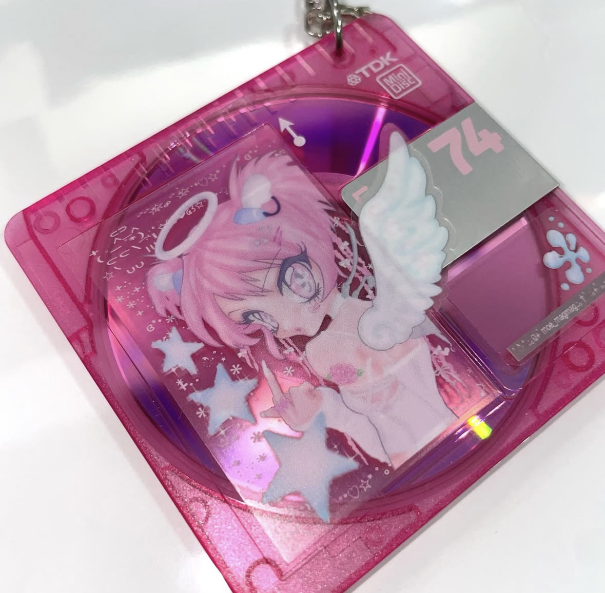 Angel MD Key Ring PINK