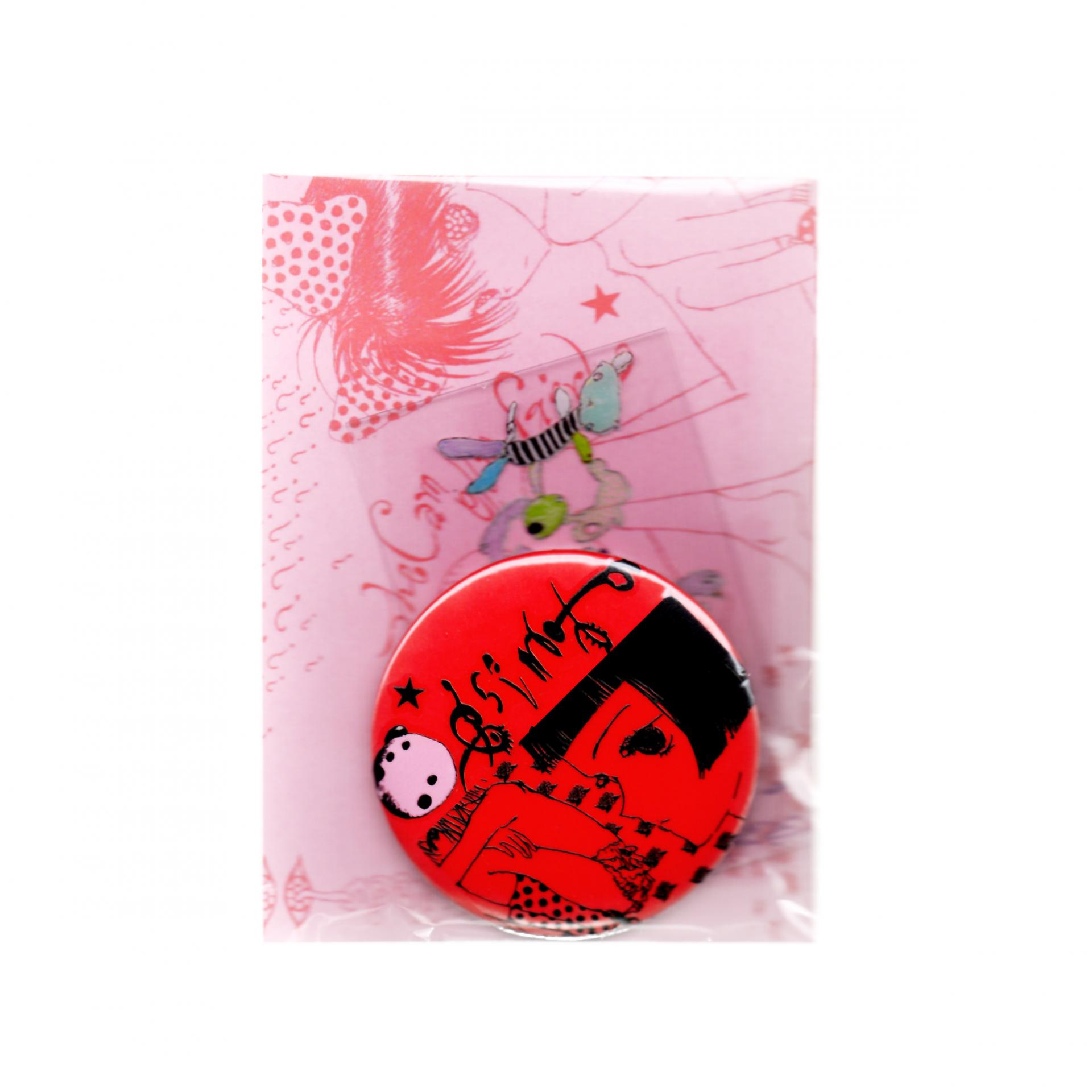 [tuizhaaaa] handmade collage pin button (only one)