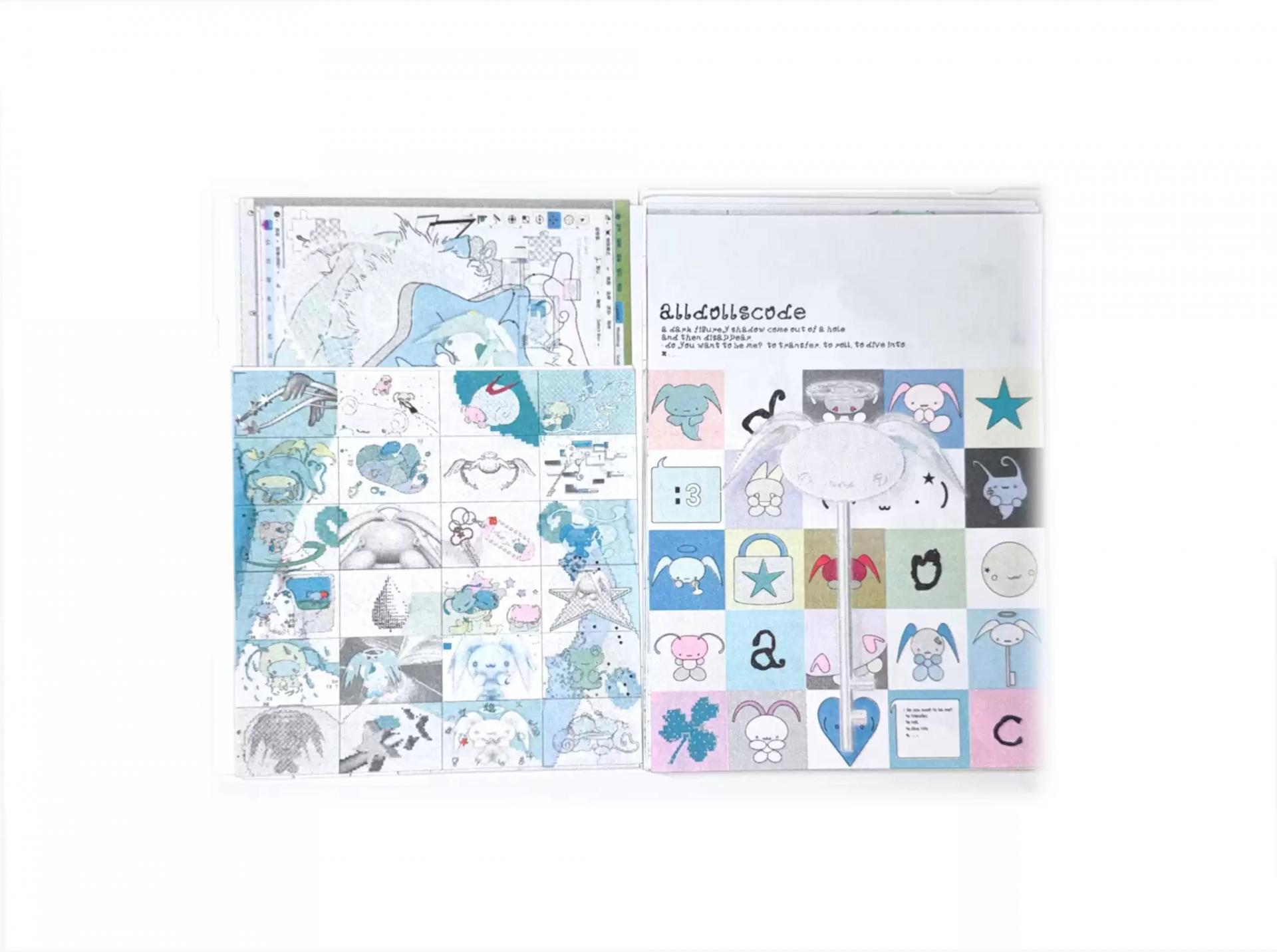 [alldollscode] 『 space² 』 Riso Artbook