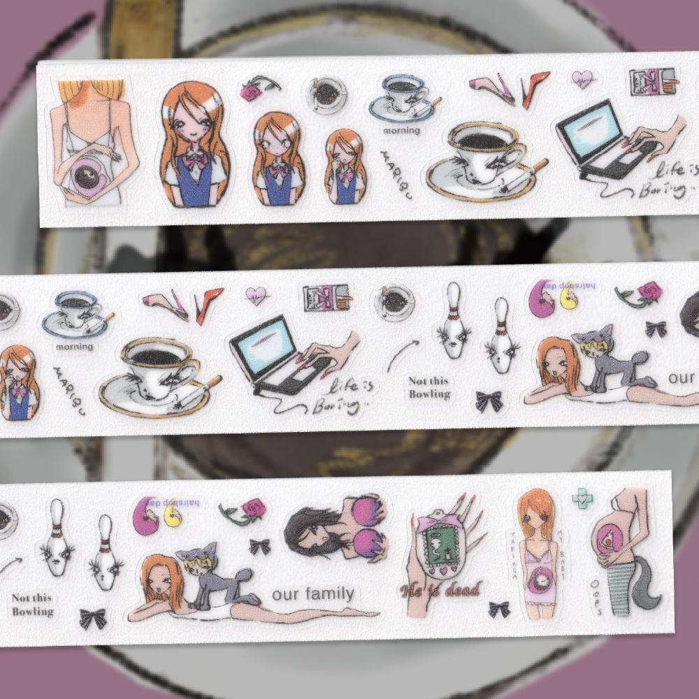 [MARIBU] Adult life ♥ kisscut tape