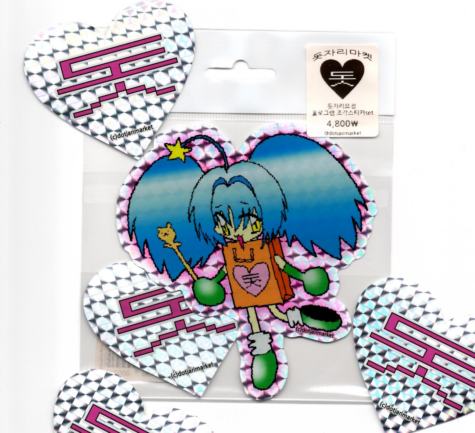 dotjari-fairy hologram sticker set