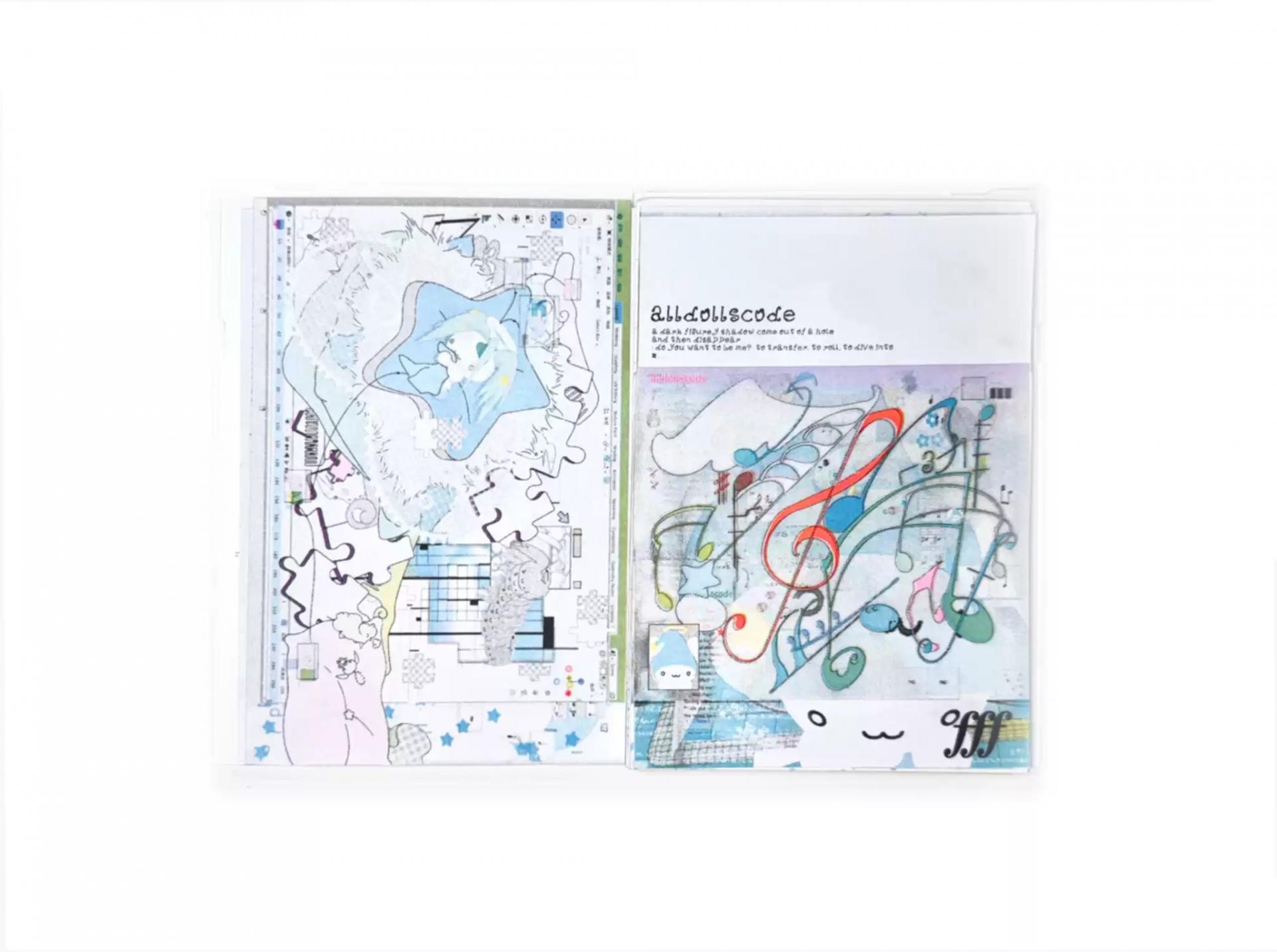 [alldollscode] 『 space² 』 Riso Artbook