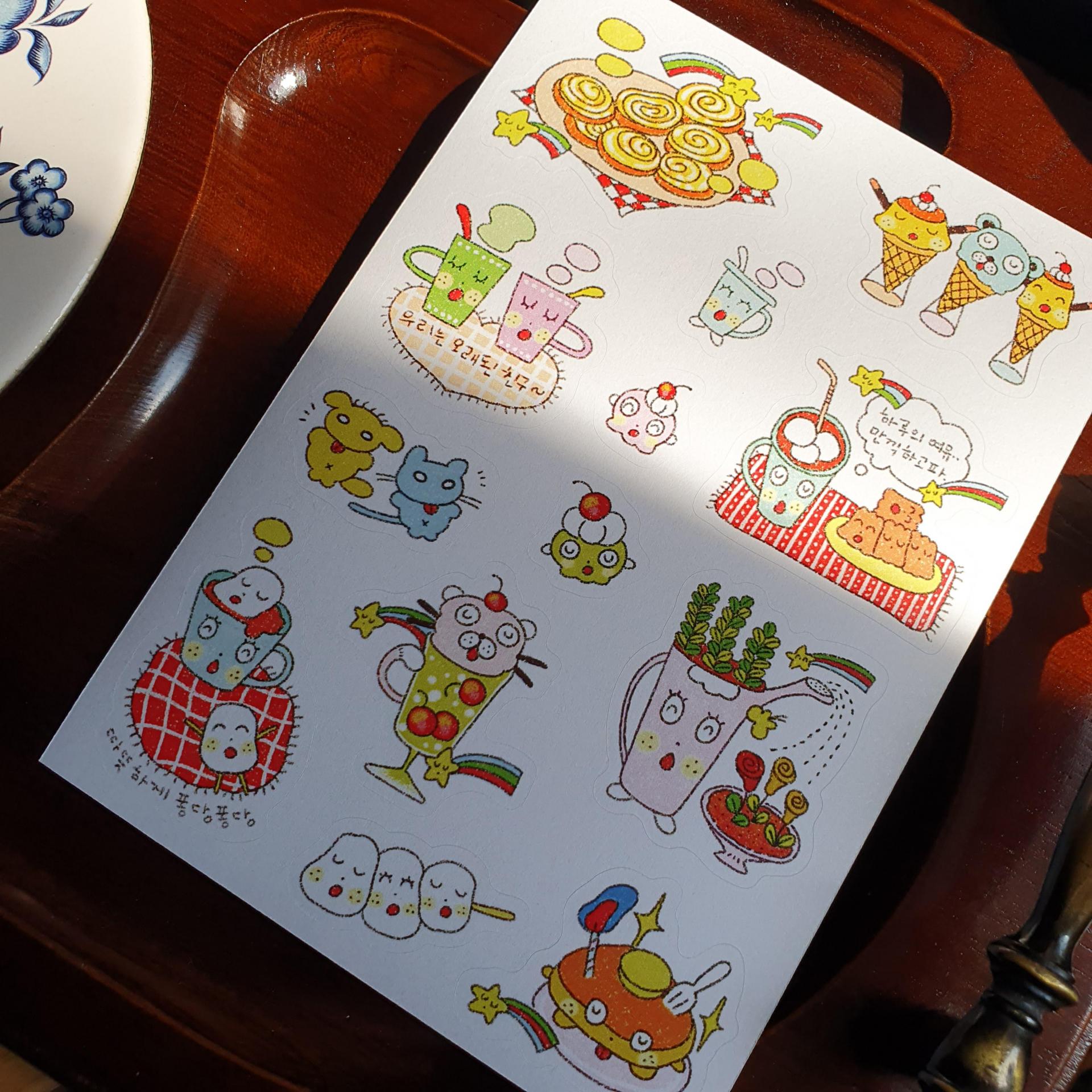 a new coffee shop sticker