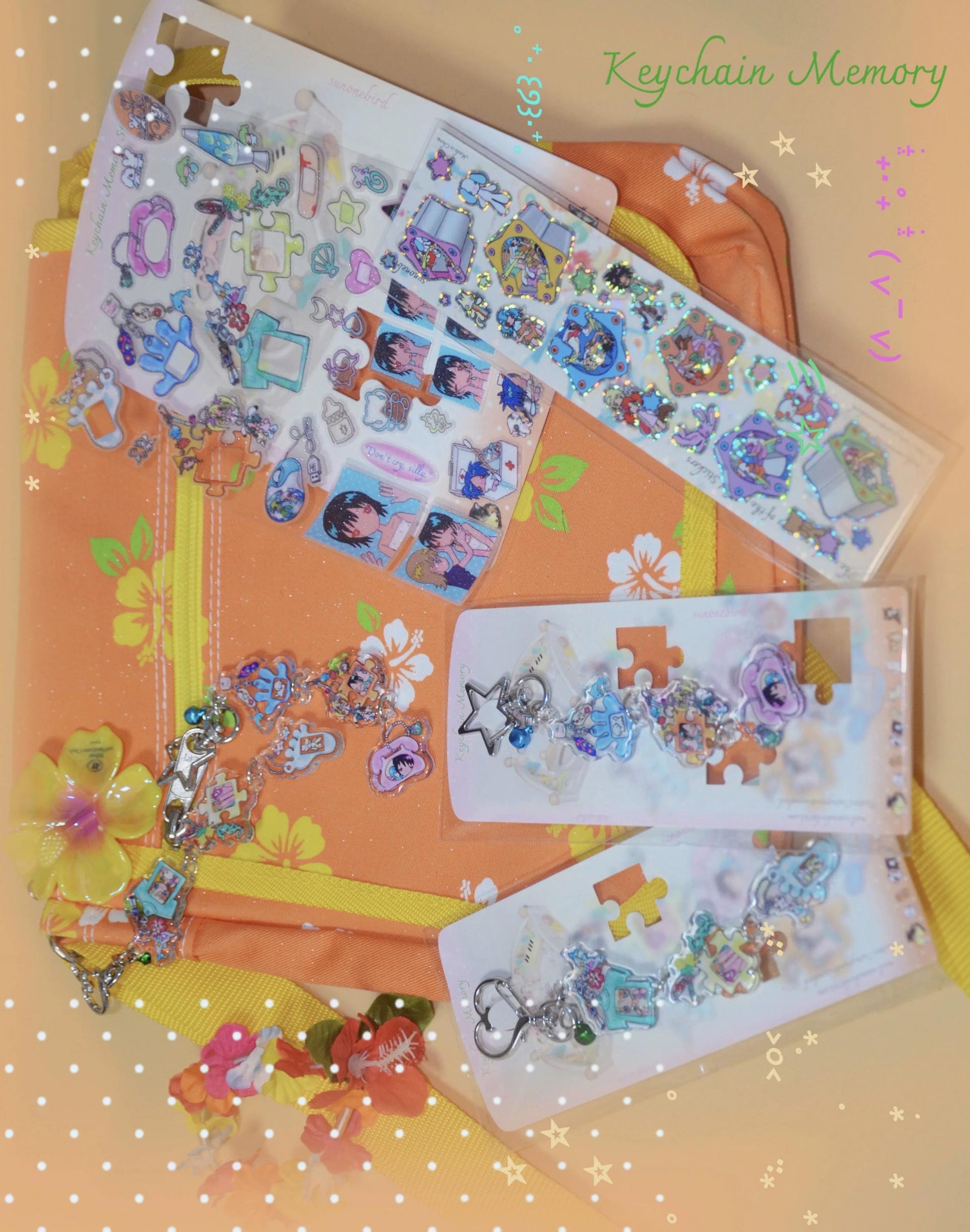 keychain memory sticker