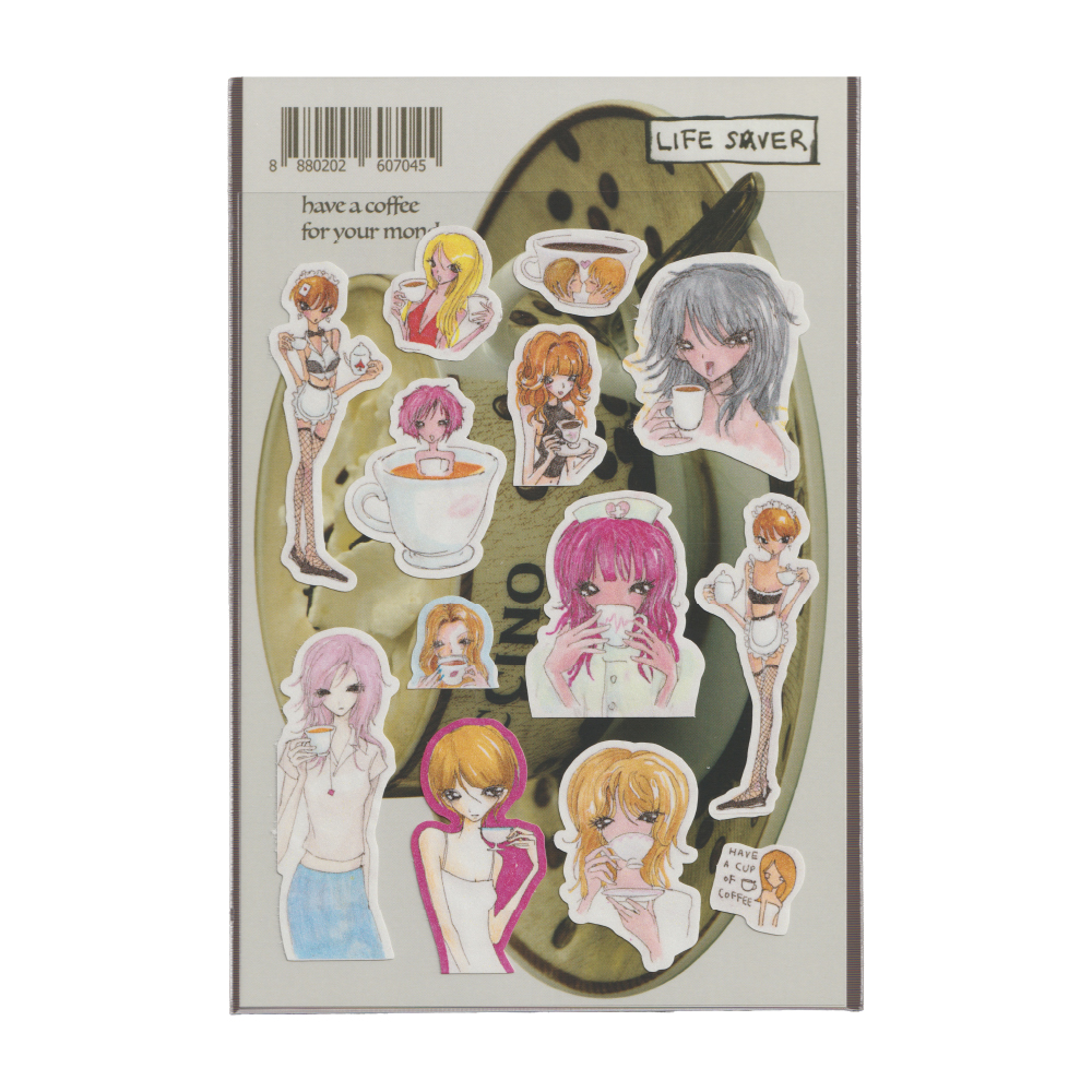 [MARIBU] Have a coffee ... #Lifesaver seal sticker