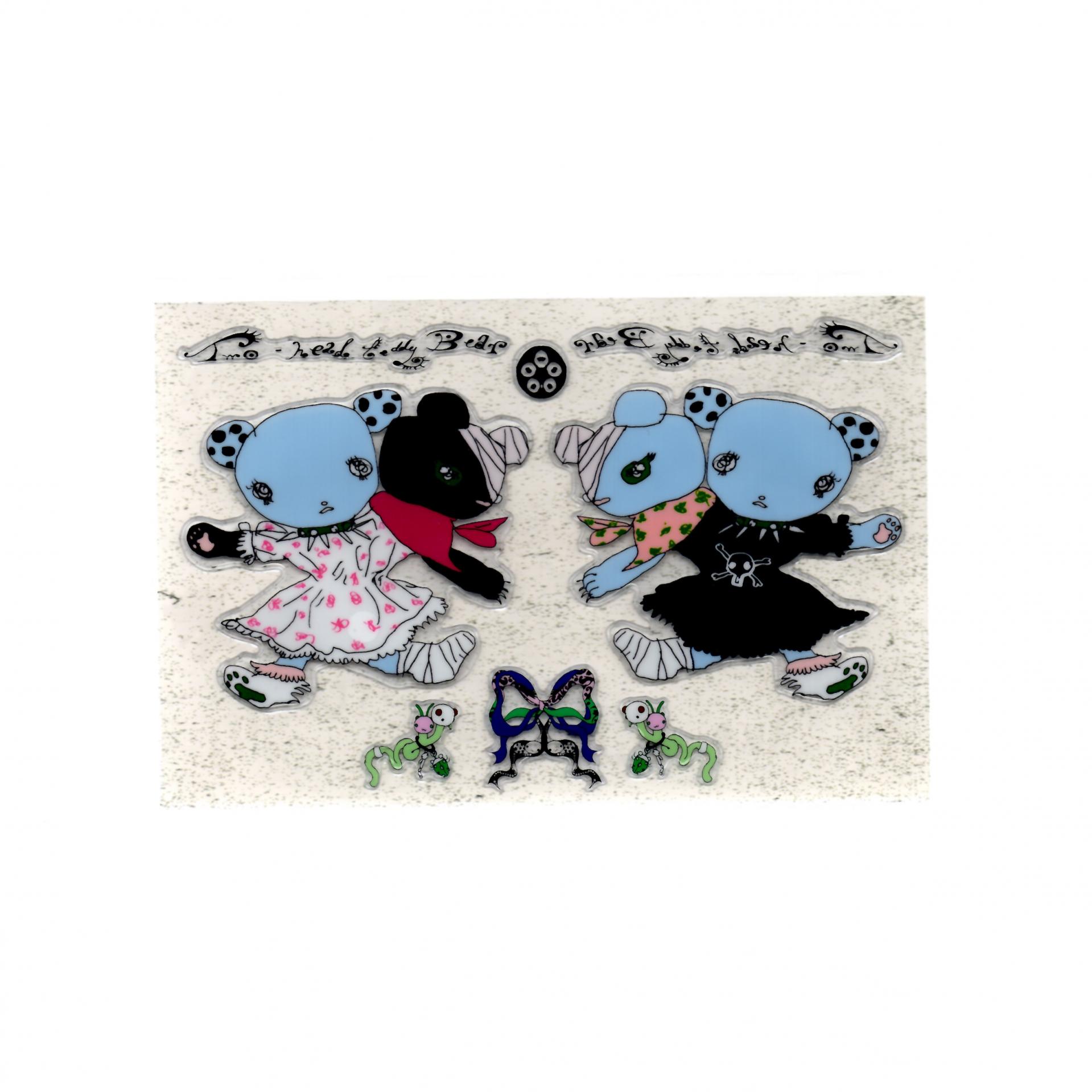 [tuizhaaaa] Double- Headed Bear 3D Sticker