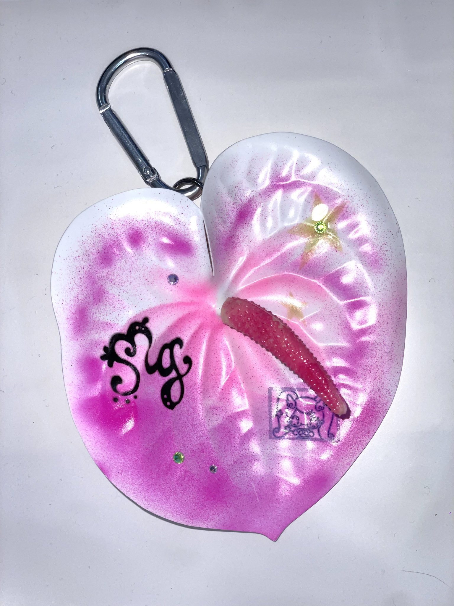 Mg Anthurium Keychain