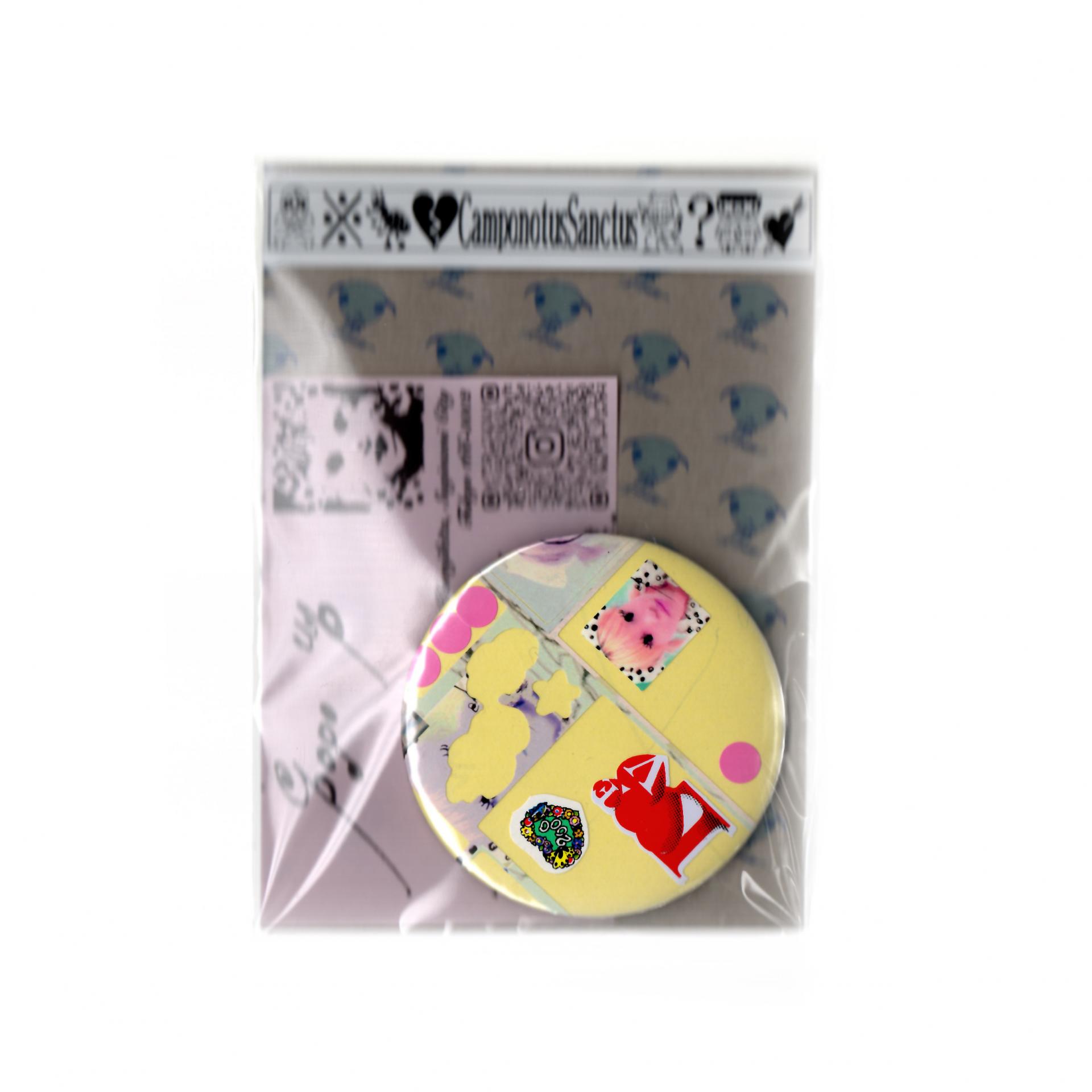 [tuizhaaa] handmade collage pin button set (only one)