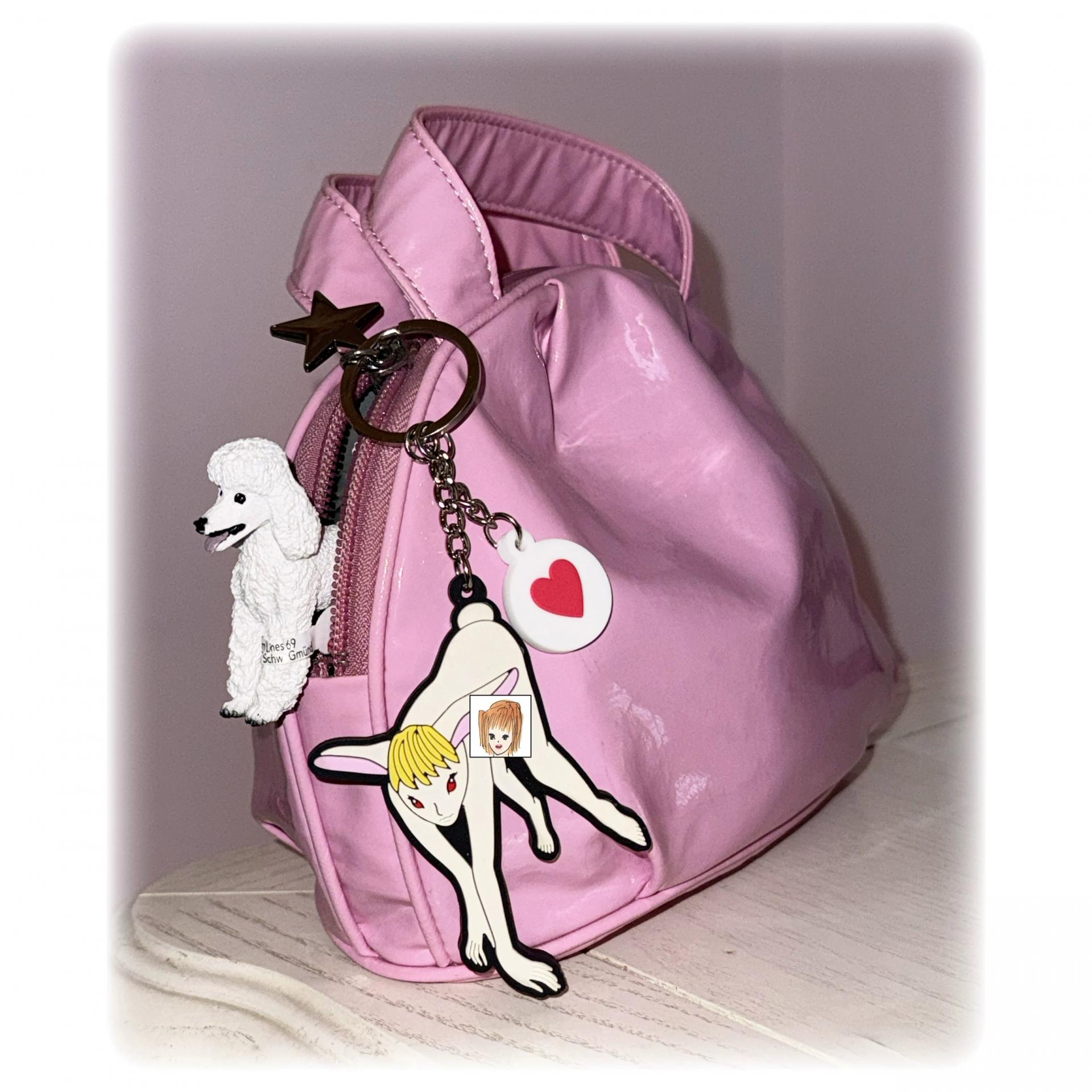 Bunny girl keychain